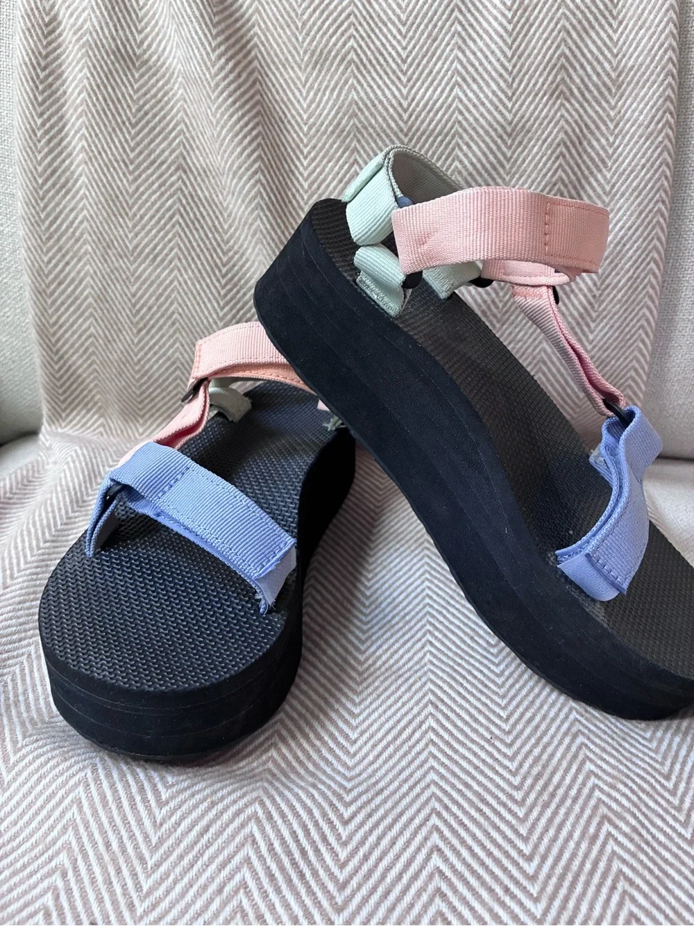 Teva-Free People Women’s Platform Sandals. In Summersalt - Picture 3 of 6